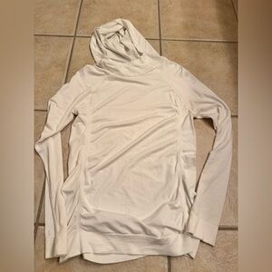 White Long Sleeve Hoodie